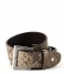 LouLou Essentiels  Belt Perfect Python taupe